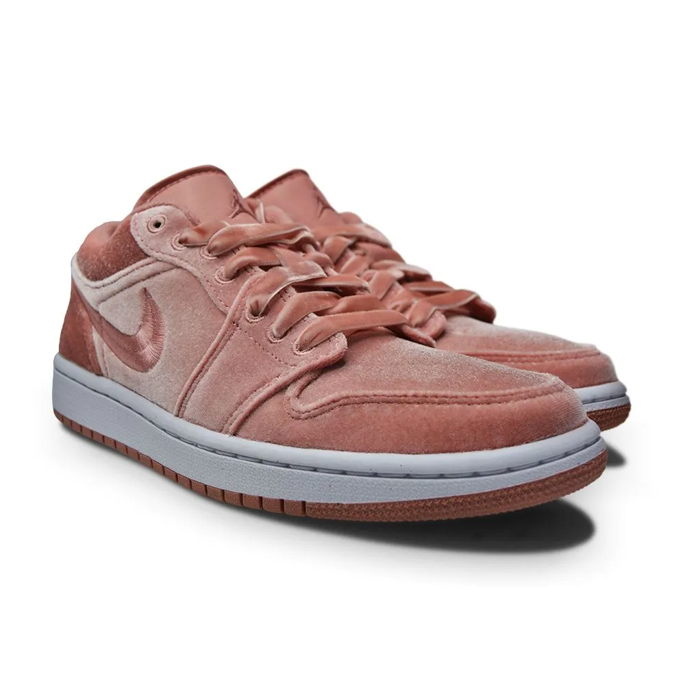Womens Nike Air Jordan 1 Low SE - DQ8396 600 - Rust Pink White Torsion Control Shank