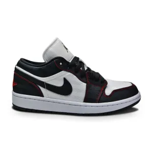 Womens Nike Air Jordan 1 Low SE UTL - DD9337 106 - White Black Gym Red Ventilation Channel System Quick Step Control