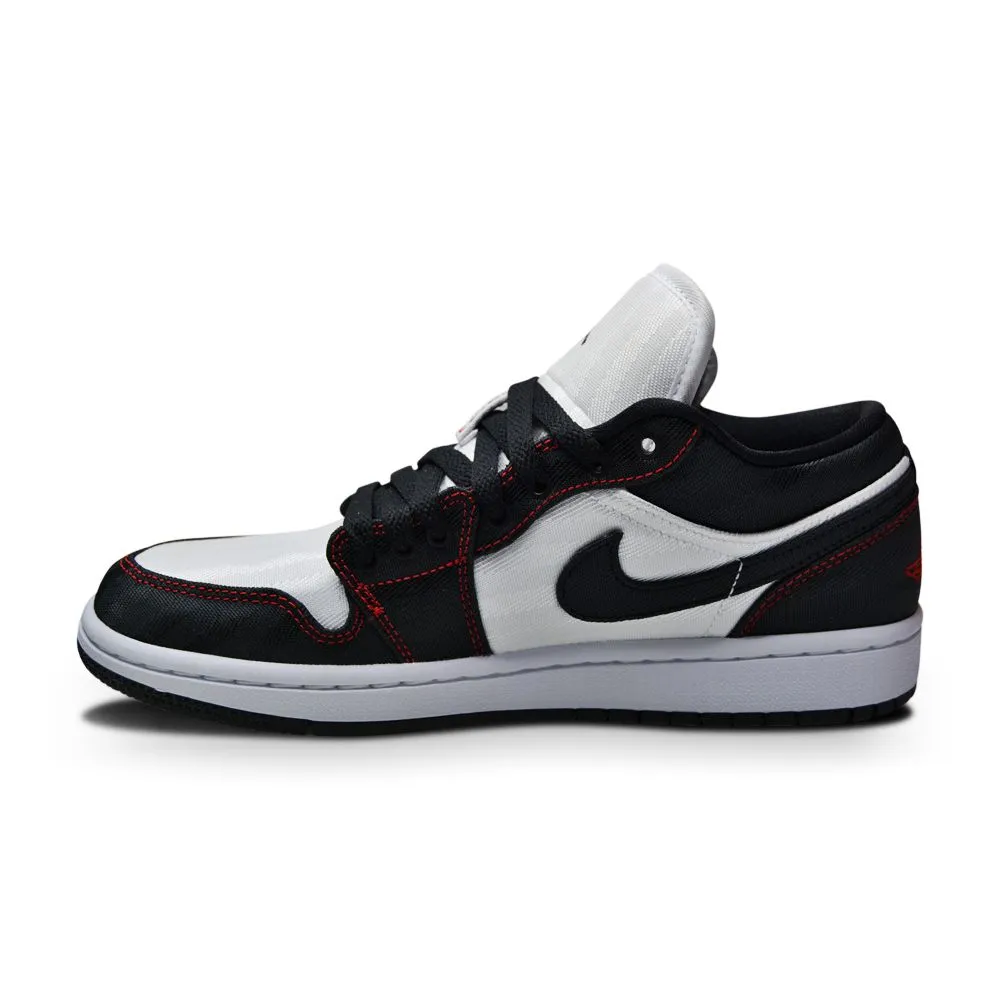 Stabilizing TPU Frame Active Fit Womens Nike Air Jordan 1 Low SE UTL - DD9337 106 - White Black Gym Red