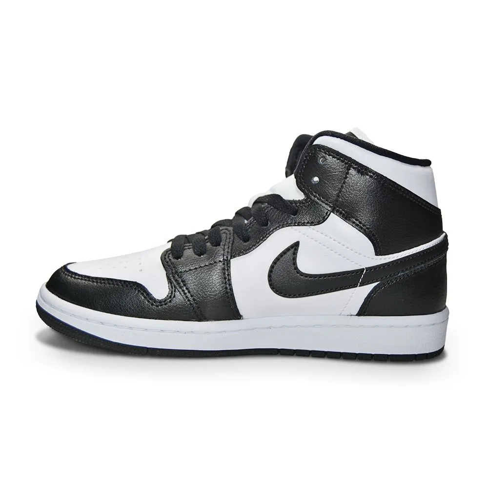 Womens Nike Air Jordan 1 Mid "Panda" Sky Jump