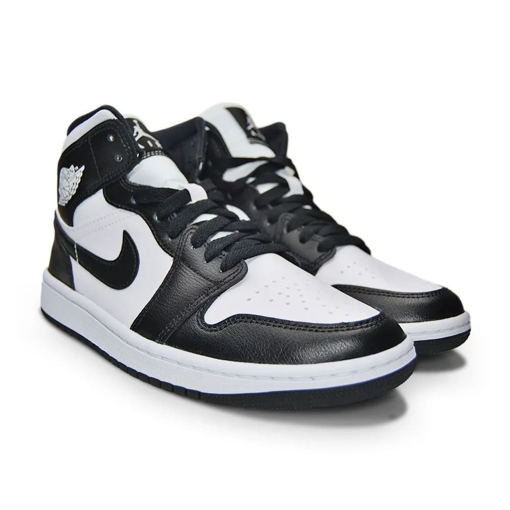Quick Dry Inner Layer Friction Control Tread Womens Nike Air Jordan 1 Mid "Panda"