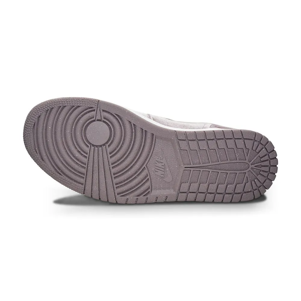 Flex Midsole Pad Foam Padded Collar Womens Nike Air Jordan 1 Mid SE "Purple Velvet" - DQ8397 500 - Purple Smoke