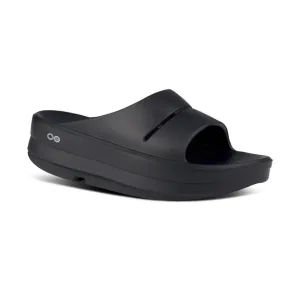 WOMEN'S OOMEGA OOAHH SLIDE - BLACK Step Tall Soft Interior