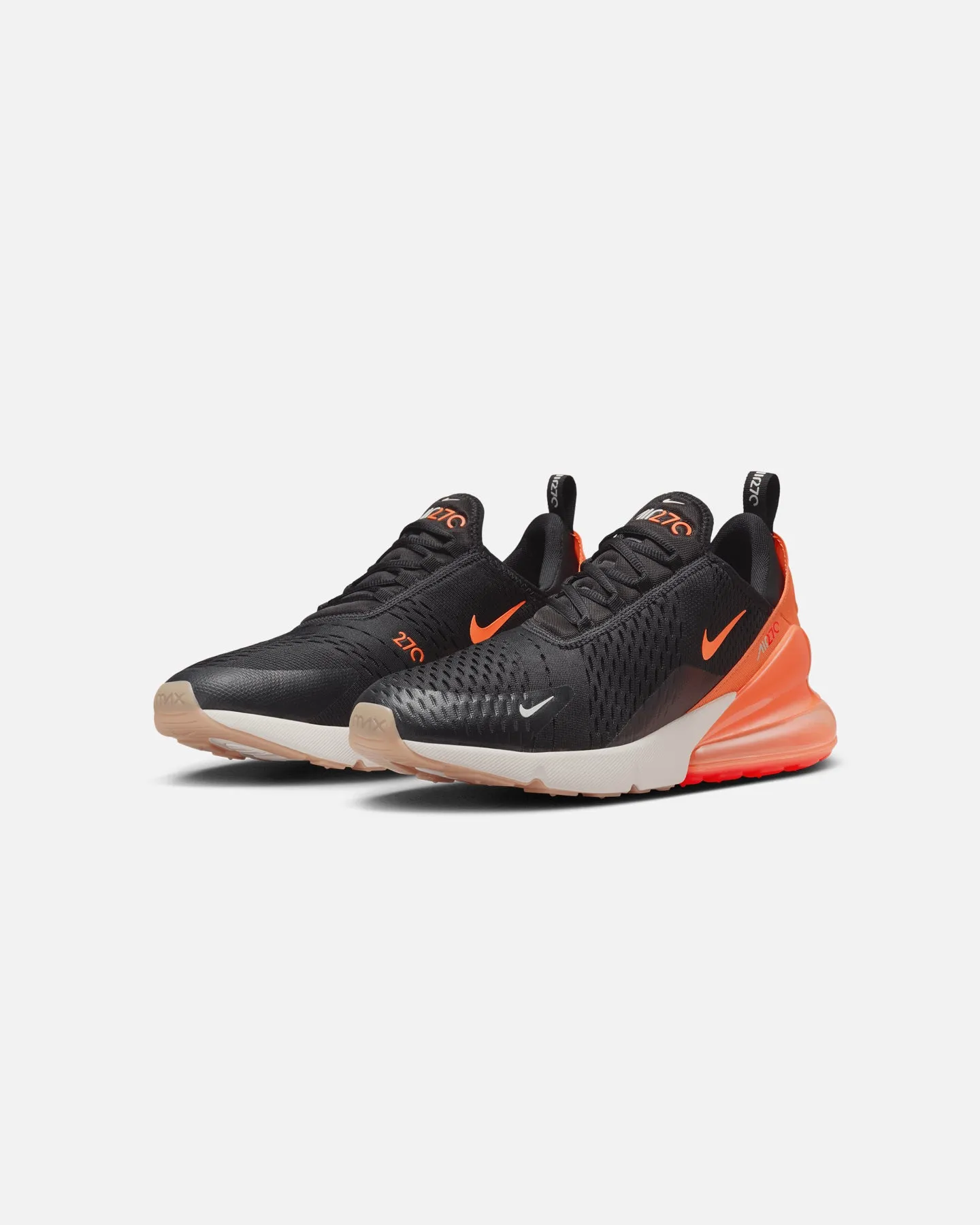 Nike Air Max 270 Black/Orange Carry Easy