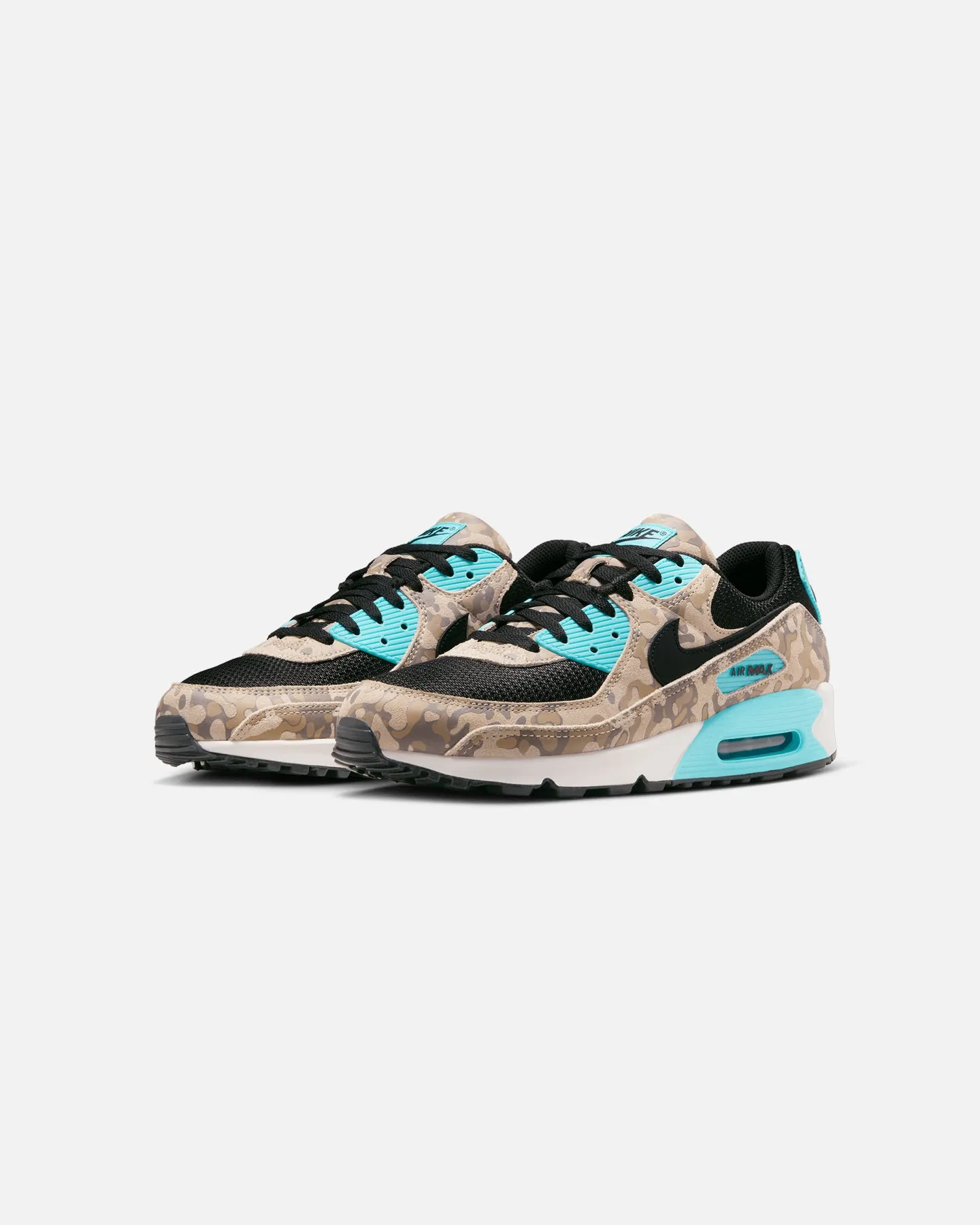 Nike Air Max 90 Premium "Camo" Sanddrift/Black-Aurora Green Neutral Tone