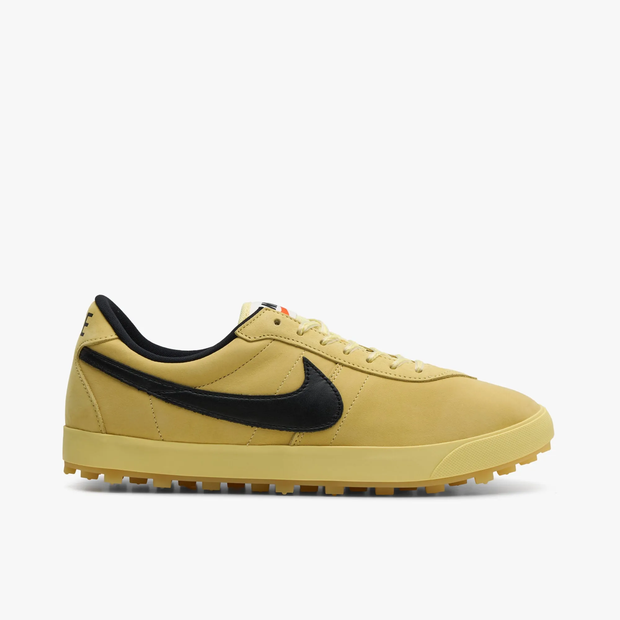 Nike Astrograbber Soft Yellow / Black - Sail Loafers style Suede