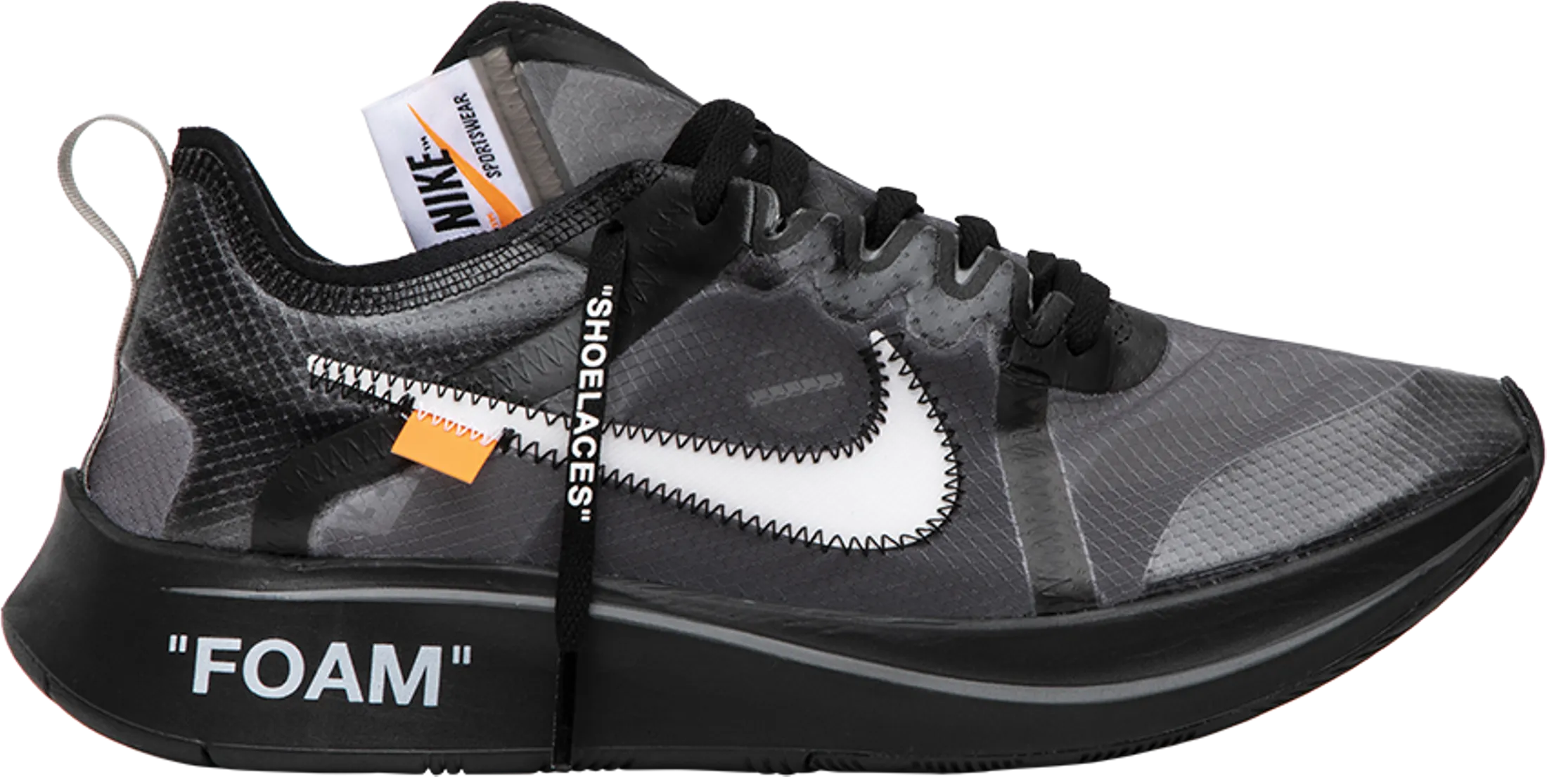Quick design OFF-WHITE x Zoom Fly SP 'Black' - AJ4588 001