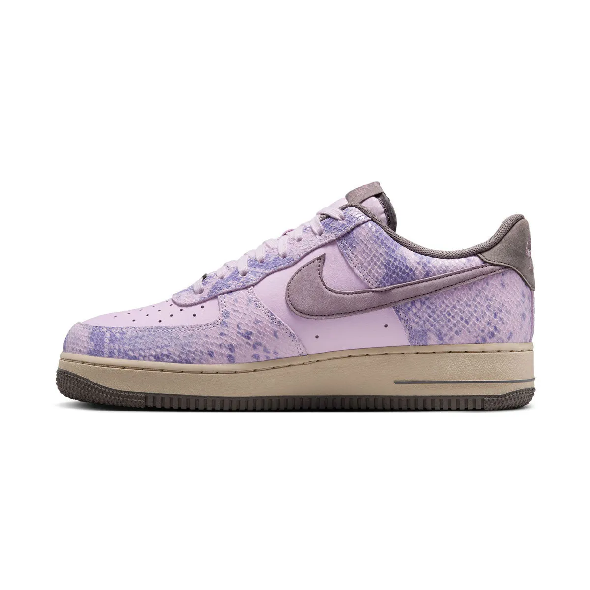 Sharp Turns Nike Air Force 1 '07 LV8 'Purple Snakeskin' Men's Shoes